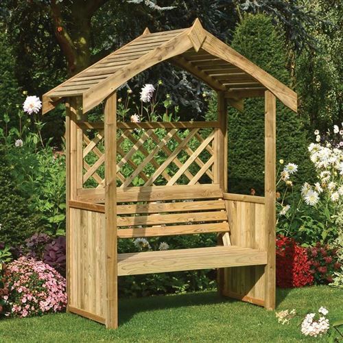 Salisbury Traditional Style Arbour with Twin Seat