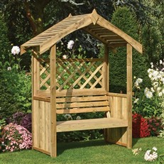 Salisbury Traditional Style Arbour with Twin Seat