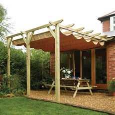 Sienna Wall Mounted Garden Pergola