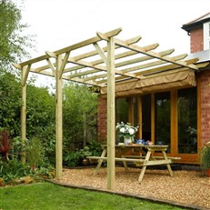 Sienna Wall Mounted Garden Pergola