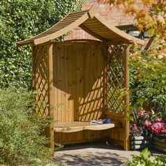 Tenbury Pressure Treated Timber Garden Arbour