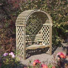 Victoria Wooden Garden Arbour Seat