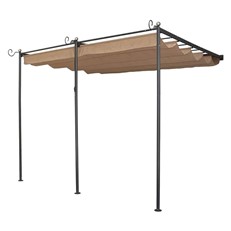 St Tropez Wall Mounted Taupe Sun Canopy