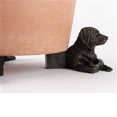 Resting Labrador Plant Pot Feet