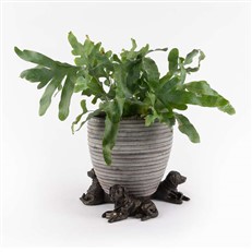 Resting Labrador Plant Pot Feet