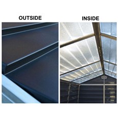 4x6 Palram Skylight Deco Apex Shed