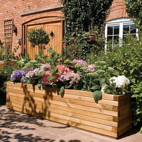 Large Rectangular Patio Planter