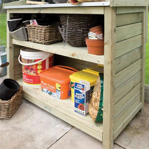 Rowlinson Natural Timber Premier Garden Potting Station