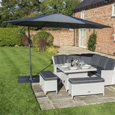 Prestbury Overhanging Cantilever Garden Parasol