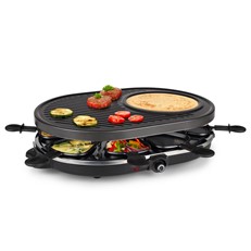 Gourmet Raclette Grill for 8