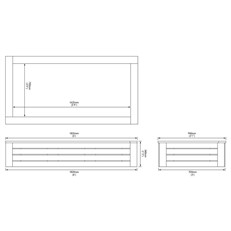 Heavy Duty 6x3 Raised Bed