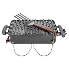 Set of 3 Interlocking GrillGrates For Weber Go Anywhere Portable Grills