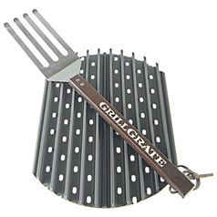 Set of 2 Interlocking GrillGrates for BBQs with a 14 Inch Diameter - Fitting Kamado Joe Jr | Weber Smokey joe 