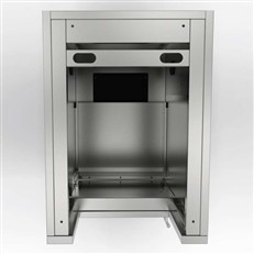 Outdoor Kitchen DIY 20" Stainless Steel Appliance Cabinet with Pull-Out Utility Tray