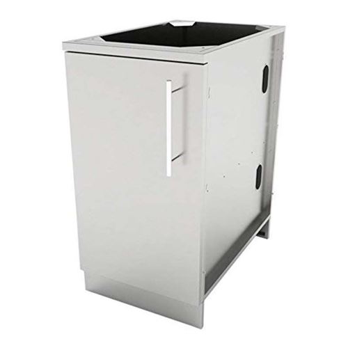 Stainless Steel Outdoor Kitchen Cabinet with Shelf and Left Hand Opening Door