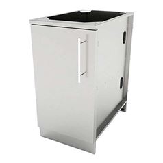 Stainless Steel Outdoor Kitchen Cabinet with Shelf and Left Hand Opening Door Stainless Steel Outdoor Kitchen Cabinet with Shelf and Left Hand Opening Door