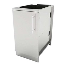 Stainless Steel Outdoor Kitchen Cabinet with Shelf and Left Hand Opening Door