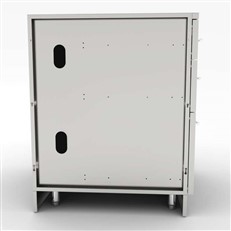 Stainless Steel Outdoor Kitchen Cabinet with Shelf and Left Hand Opening Door