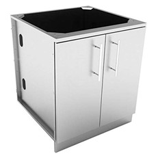 Outdoor Kitchen DIY 30" Base Storage Cabinet with Double Doors