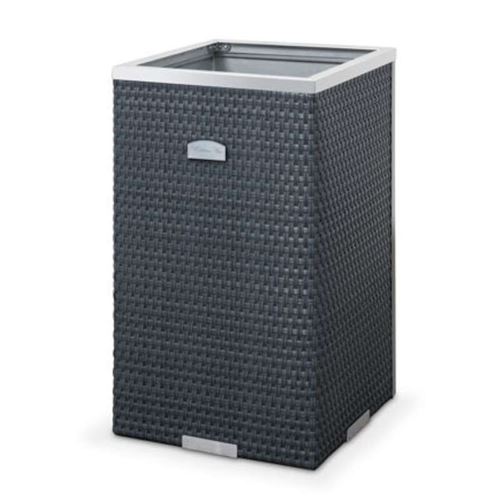 Tall Square Poly Rattan Garden Planter