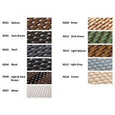 Tall Square Poly Rattan Garden Planter