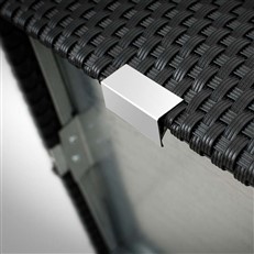 Poly Rattan Rectangular Trough