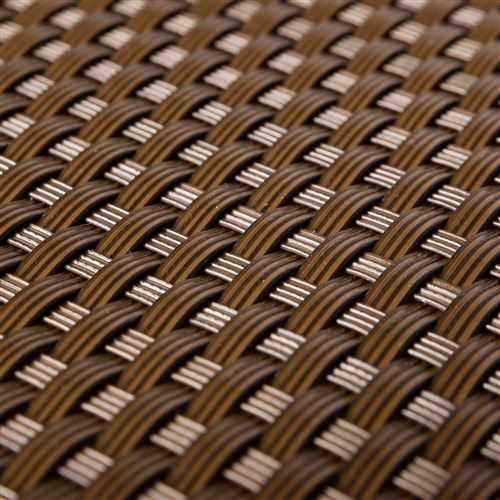 Artificial Poly Rattan Weave Privacy Screen Garden Fencing 1m High