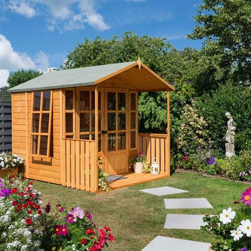 7x7 Arley Summerhouse with Veranda