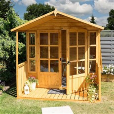 7x7 Arley Summerhouse with Veranda