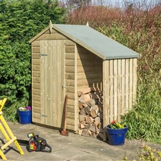 Oxford 4x3 Shed with Lean To