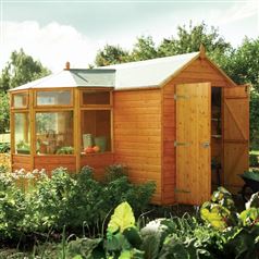 Corner Garden Potting Shed