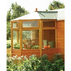 Corner Garden Potting Shed