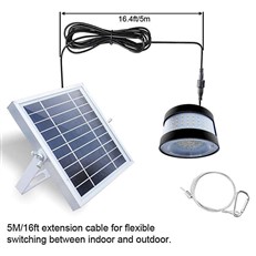 Solar LED Garden Shed or Cabin Pendant Light 