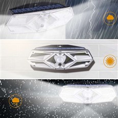 Solar LED Motion Activated Wall Light 