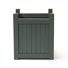 Square Painted Hardwood Planter