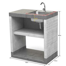 Venit Sink Unit with Shelf