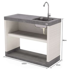 Venit Sink Unit with Shelf