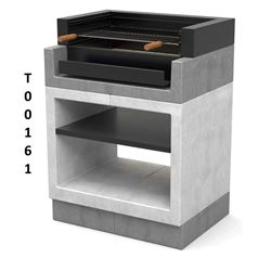 Kitaway Built-in Barbecue with Shelf
