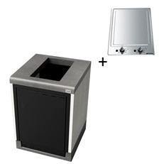 61cm Kitaway Unit for a Built-in 30cm Hob