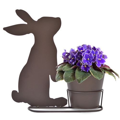 Rabbit Silhouette Plant Pot