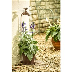 Rustic Tap Plant Pot