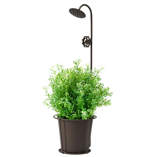 Rustic Shower Head Plant Pot