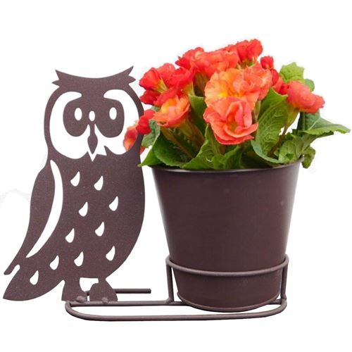 Owl Silhouette Plant Pot