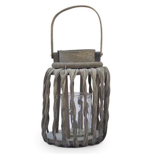 Twisted Wicker Effect Hampton Lantern