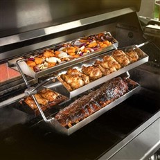 Regular 17 Inch Rib-O-Lator Trays for BBQ Rotisseries