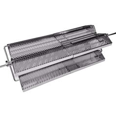 Long Adjustable 15-24 Inch Rib-O-Lator Trays for BBQ Rotisseries