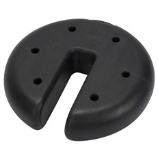Set of 4 Plastic Coated Cement Gazebo Weights