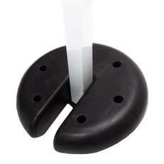 Set of 4 Plastic Coated Cement Gazebo Weights