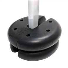 Set of 4 Plastic Coated Cement Gazebo Weights