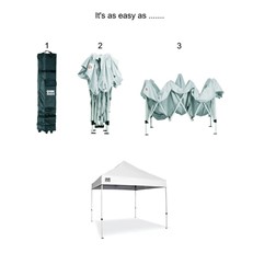 QuikShade 3m x 3m Elite Aluminium Gazebo A10b